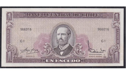 Чили 1 эскудо (1964) (CHILE 1 Escudo (1964)) P 135Aa: UNC