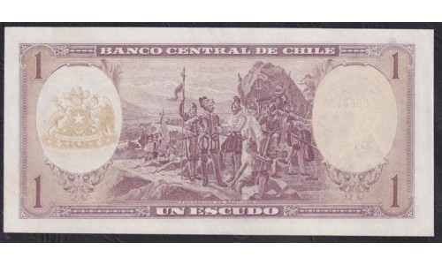 Чили 1 эскудо (1964) (CHILE 1 Escudo (1964)) P 135Aa: UNC