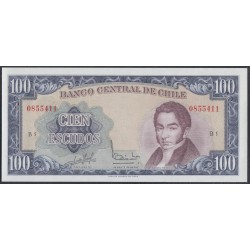 Чили 100 эскудо (1962-1975) (CHILE 100 Escudos (1962-1975)) P141а(1): UNC