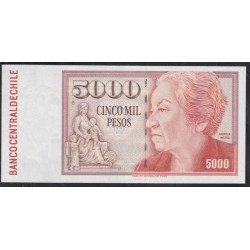 Чили 5000 песо 1996 (CHILE 5000 Pesos 1996) P 155e(2): UNC