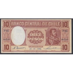 Чили 10 песо 1946 (CHILE 10 Pesos 1946) P 103 : UNC