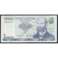 Чили 10000 песо 2006 год (CHILE 10000 Pesos 2006) P 157c: UNC