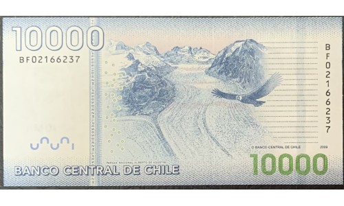 Чили 10000 песо 2009 (CHILE 10000 Pesos 2009) P 164a : UNC