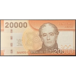 Чили 20000 песо 2014 (CHILE 20000 Pesos 2014) P 165e : UNC