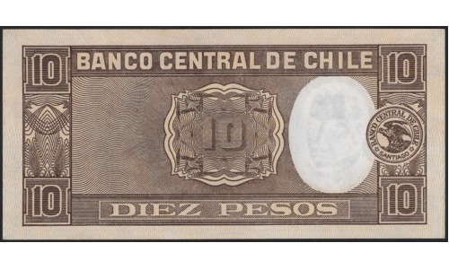 Чили 10 песо 1940 (CHILE 10 Pesos 1940) P 92d: UNC