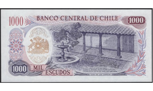 Чили 1000 эскудо (1967-1975) (CHILE 1000 Escudos (1967-1975)) P 146(2) : UNC