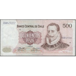 Чили 500 песо 1992 (CHILE 500 Pesos 1992) P 153d : XF