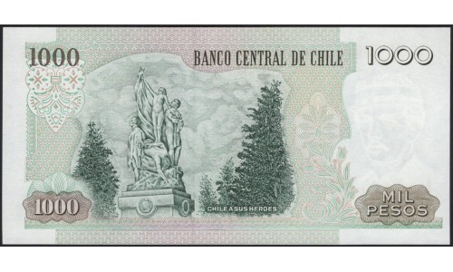 Чили 1000 песо 2008 (CHILE 1000 Pesos 2008) P 154g : UNC