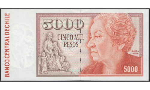 Чили 5000 песо 2005 (CHILE 5000 Pesos 2005) P 155e : UNC