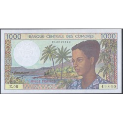 Коморские Острова 1000 франков 1994 год (COMORES 1000 francs 1994) P 11b: UNC