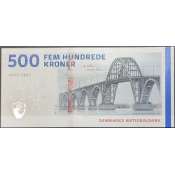 Дания 500 крон 2019 (DENMARK 500 Kroner 2019) P W73(2): UNC
