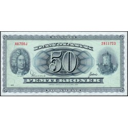 Дания 50 крон 1970 (DENMARK 50 Kroner 1970) P 45m(2) : UNC
