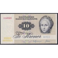 Дания 10 крон 1976 года, 1146583 A8761K(DENMARK 10 Kroner 1976) P 48f(3): UNC
