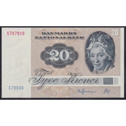 Дания 20 крон 1988 (DENMARK 20 Kroner 1988) P 49h(1): UNC