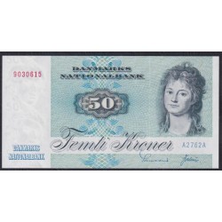 Дания 50 крон 1976, 9030615 A2762A (DENMARK 50 Kroner 1976) P 50b(3): UNC