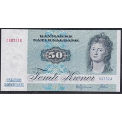 Дания 50 крон 1978, 0662516 A4782J (DENMARK 50 Kroner 1978) P 50c(1): UNC
