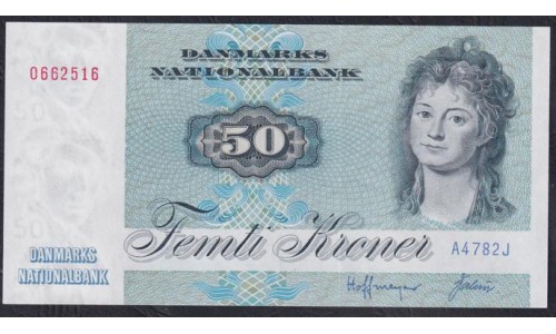 Дания 50 крон 1978, 0662516 A4782J (DENMARK 50 Kroner 1978) P 50c(1): UNC