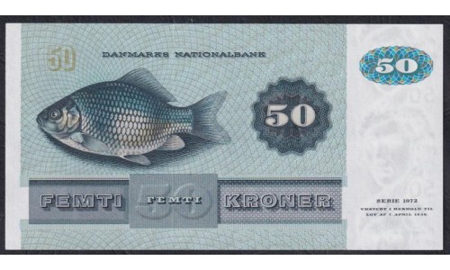 Дания 50 крон 1978, 0662516 A4782J (DENMARK 50 Kroner 1978) P 50c(1): UNC
