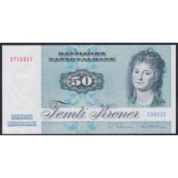 Дания 50 крон 1982, C0822C (DENMARK 50 Kroner 1982) P 50е(1) : UNC