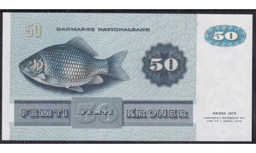 Дания 50 крон 1982, C0822C (DENMARK 50 Kroner 1982) P 50е(1) : UNC