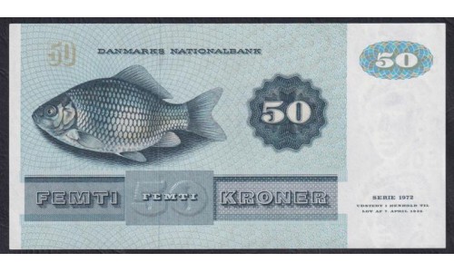 Дания 50 крон 1989 года, 8683170 C5891M(DENMARK 50 Kroner 1989) P 50h(2): UNC
