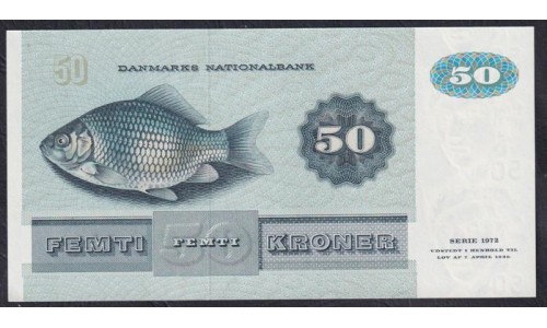Дания 50 крон 1996 года, 6124109 D0942G (DENMARK 50 Kroner 1996) P 50m(3): UNC