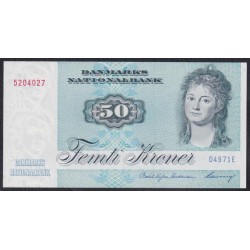 Дания 50 крон 1997 (DENMARK 50 Kroner 1997) P 50n(1): UNC
