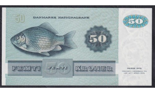 Дания 50 крон 1997 (DENMARK 50 Kroner 1997) P 50n(1): UNC