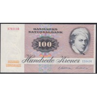 Дания 100 крон 1984 года, 0703118 C5843K (DENMARK 100 Kroner 1984) P 51l(1): UNC
