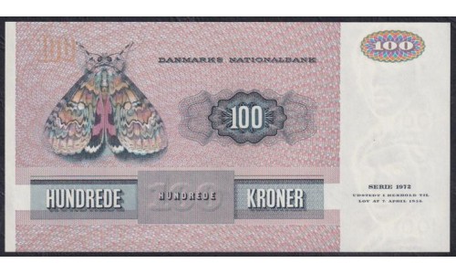 Дания 100 крон 1984 года, 0703118 C5843K (DENMARK 100 Kroner 1984) P 51l(1): UNC