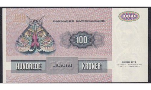 Дания 100 крон 1978 года, 4633546 B0781C (DENMARK 100 Kroner 1978) P 51e: UNC