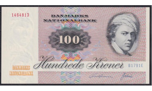 Дания 100 крон 1979 (DENMARK 100 Kroner 1979) P 51f : UNC