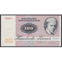 Дания 100 крон 1982 (DENMARK 100 Kroner 1982) P 51i: UNC