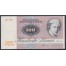 Дания 100 крон 1984 год, C5841G (DENMARK 100 Kroner 1982) P 51k(2): UNC