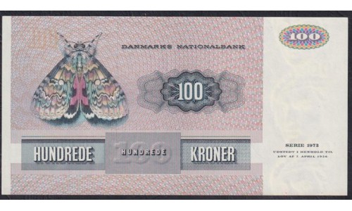 Дания 100 крон 1987 года, 8434920 D4871H (DENMARK 100 Kroner 1987) P 51q(1): UNC