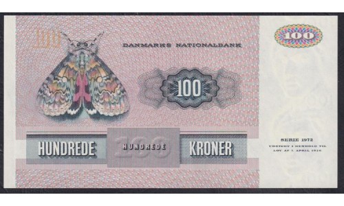 Дания 100 крон 1987 года, 1874866 D4872D (DENMARK 100 Kroner 1987) P 51q(3): UNC