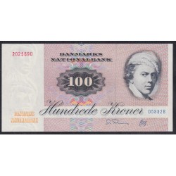 Дания 100 крон 1988 года, 2025690 D5882B (DENMARK 100 Kroner 1988) P 51r(2): UNC
