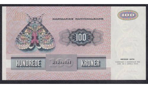 Дания 100 крон 1988 года, 2025690 D5882B (DENMARK 100 Kroner 1988) P 51r(2): UNC