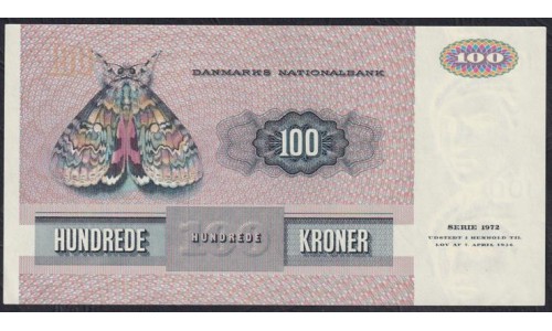 Дания 100 крон 1989, 6401708 (DENMARK 100 Kroner 1989) P 51s : UNC