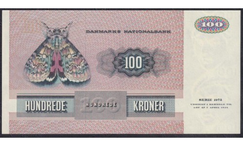 Дания 100 крон 1991 года, 0264541 E2913B (DENMARK 100 Kroner 1987) P 51u(3): UNC