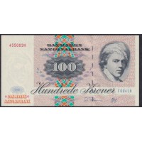 Дания 100 крон 1994 года, 455003H F0941H (DENMARK 100 Kroner 1994) P 54a(2): UNC