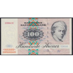 Дания 100 крон 1995 года, 239641D F2952D (DENMARK 100 Kroner 1995) P 54b(2): UNC