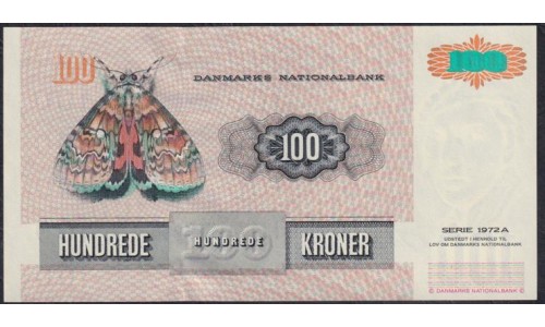 Дания 100 крон 1995 года, 239641D F2952D (DENMARK 100 Kroner 1995) P 54b(2): UNC