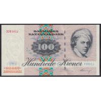 Дания 100 крон 1995 года, 326141J F5952J (DENMARK 100 Kroner 1995) P 54d: UNC