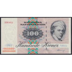 Дания 100 крон 1995 года, 326141J F5952J (DENMARK 100 Kroner 1995) P 54d: UNC