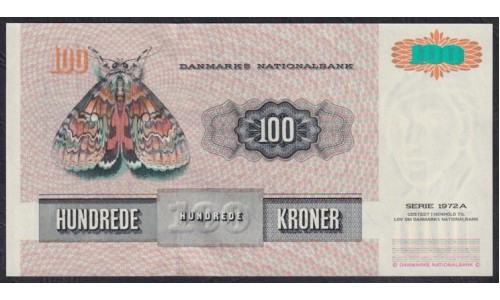 Дания 100 крон 1995 года, 326141J F5952J (DENMARK 100 Kroner 1995) P 54d: UNC