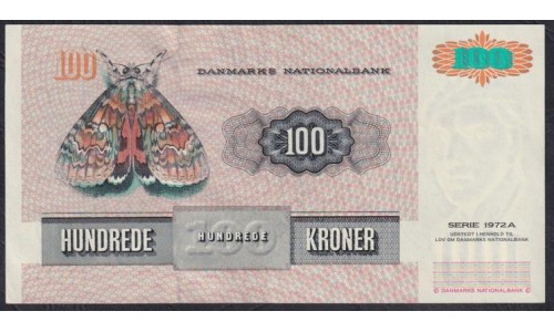 Дания 100 крон 1995 года, 841248F F3951F (DENMARK 100 Kroner 1995) P 54e(3): UNC