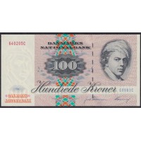 Дания 100 крон 1998 года, 640205c G0981C (DENMARK 100 Kroner 1998) P 54i(1): UNC