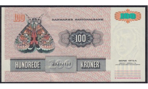 Дания 100 крон 1998 года, 640205c G0981C (DENMARK 100 Kroner 1998) P 54i(1): UNC