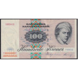 Дания 100 крон 1998 года, 640205c G0981C, Последний выпуск в серии (DENMARK 100 Kroner 1998) P 54i(3): UNC